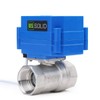 U.S. Solid motor ball valve, 9-24 V, 3 wires.