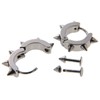Punk Rock Spike Titanium Earrings, 2 Types, Set for Women,