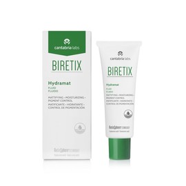 Cantabria Labs, Biretix Hydramat, fluido hidratante matificante y control de pigmentación, 50 ml.