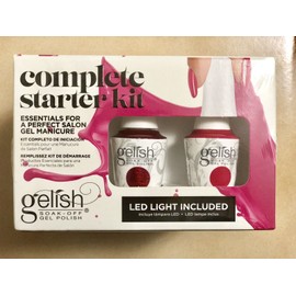 Gelish Complete Starter Mini Basix LED Gel Nail Soak Off Polish Kit Set Package