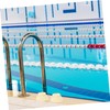 Levemolo 2pcs Pool Ladder Bumper Mats Slip Rubber End Plugs