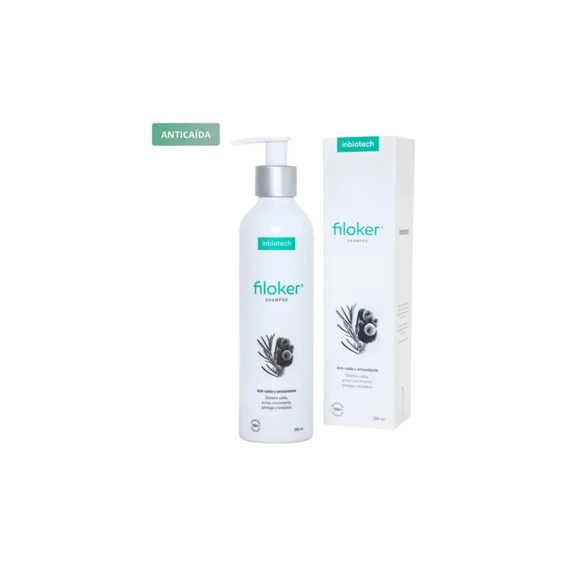 Inbiotech Filoker Shampoo 250ml Anticaída Protege Fortalece