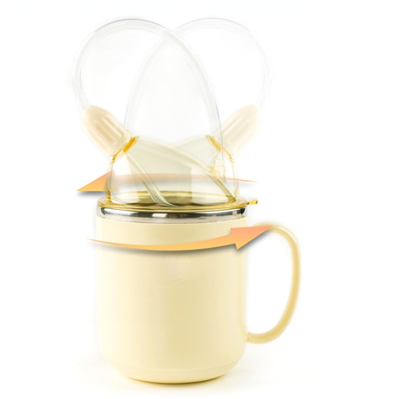 Multifunctional Nursing Water Bottole Anti Leakage Insulated Flowing Food Straw