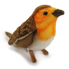 Kuscheltiere.biz Robin Premium Plush Toy Tit Bird Songbird Decorative Animal Querinda