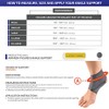 Champion Ankle Brace, Figure 8 Straps, Adjustable Support, Airmesh Fabric,