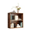LERIJN 2 Tiers Open Shelf Bookcase, Stylish and Functional Bookshelf,