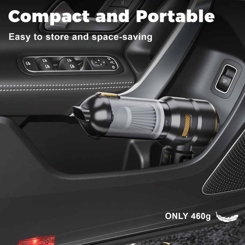 Portable Cordless Mini Handheld Car Vacuum Cleaner,With Digital Display