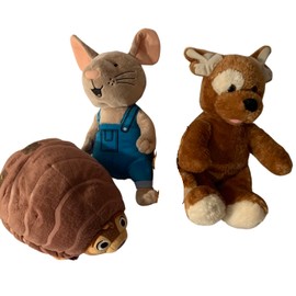 Aunt Sandy's Sewing Weighted Stuffed Animal, Dog, Mouse or Tuk tuk Plush with 3 lbs, Washable Weighted Buddy