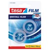 tesafilm kristall-klar - Hochtransparentes, alterungsbeständiges Klebeband mit starker Haftung -
