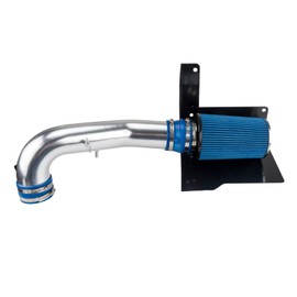 PHILTOP Cold Air Intake System Aluminum Polished High Flow Replacement for 2007-2008 Cadillaaac Escalade with 6.2L V8 Engine DRSS-5058, High Performance Filters