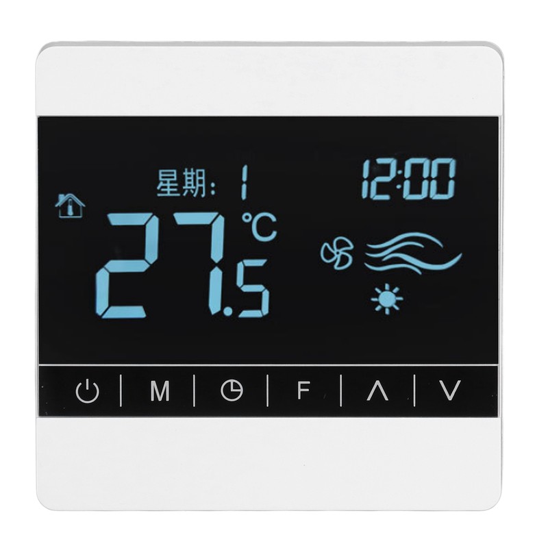 Household Thermostat Electric Heating Thermostat Intelligent Temperature Control Panel AC220V