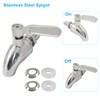 Biaungdo Beverage Dispenser Replacement Spigot, 304 Stainless Steel, Brushed Finish,