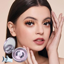 Magnetic False Eyelashes Kit | Fake Eye Lash,Soft Magnetic Fake Eyelashes, No Glue Needed, Magnetic & Reusable With Applicator For All-Day Comfort