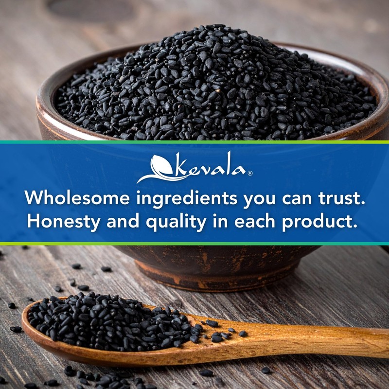 Kevala Organic Black Tahini - Double Size Gluten Free Black