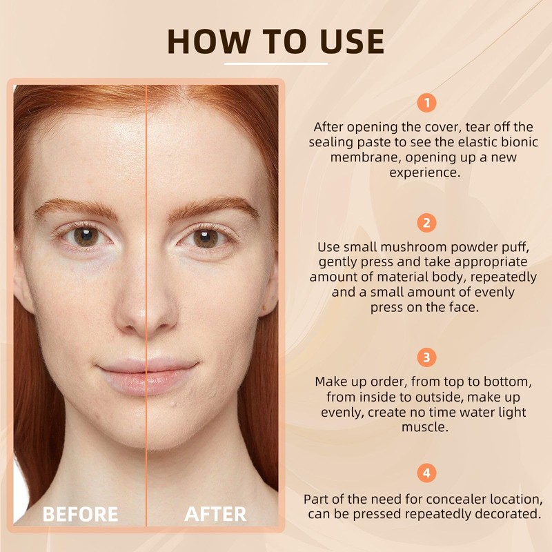Full Coverage Foundation for Mature Skin Face Makeup Medium