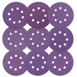 Aewio 40PCS 5 inch 8 Hole #320-#5000 Sanding Discs 320 400 600 800 1000 1200 1500 2000 3000 5000 Grit Wet Dry Sandpaper Compatible for Random Orbital Sanders (#320-#5000 Each 4PCS)