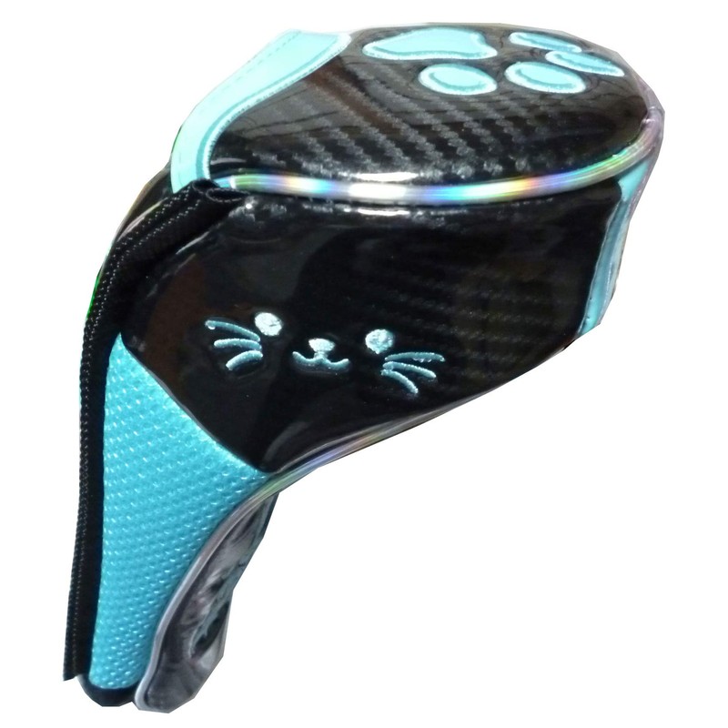 Golf Head Cover for Utility Paw Magnetic (Black/For Sax, Utility)