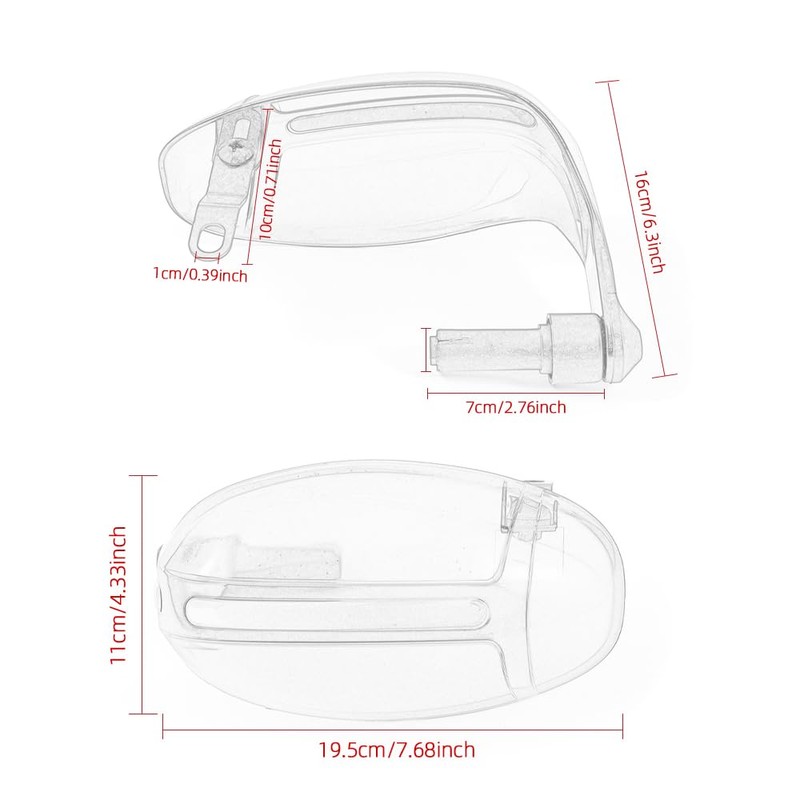 Motorcycle handguard for e-bike with 10mm screws mount hand guard