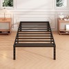 Hafenpo 14 Inch Twin Bed Frame - Sturdy Metal Platform
