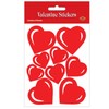 Beistle Valentine Heart Sticker Sheets Party Accessory