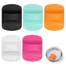 OIHCAZ 5 PCS Colorful Magnetic Slider Replacement for YETI MagSlider Lids, Magnetic Accessories Compatible with YETI Rambler Tumbler 10oz 14oz 16oz 20oz 26oz 30oz
