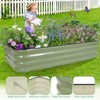 1MORE Raised Garden Bed,4 in 1 Modular Planter Raised Bed,5x3x1ft,Green-1Pk