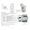 MIGRO 40A Timer 4 Pole Time Switch 120VAC, 7 Day