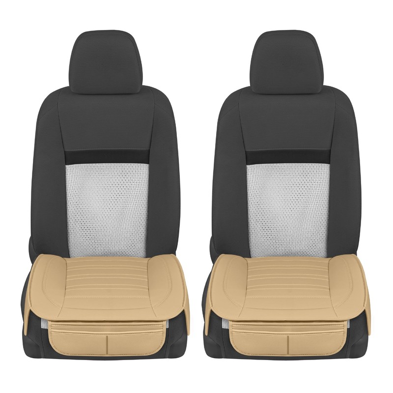 Motor Trend Seat Covers for Cars Trucks SUV, Faux Leather