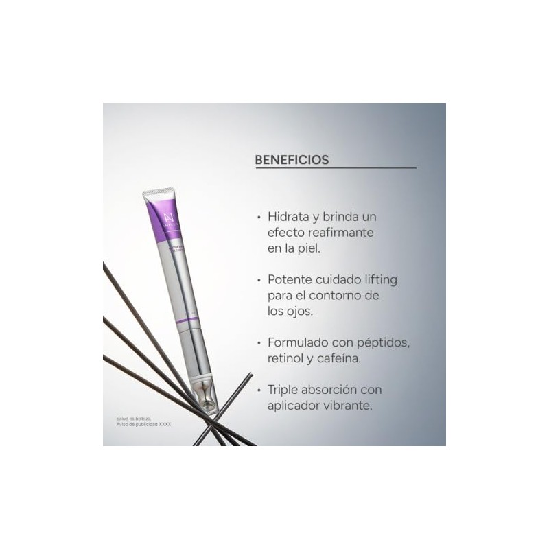 Ample:N CORÉANA Crema Contorno de Ojos con Péptidos, Retinol y