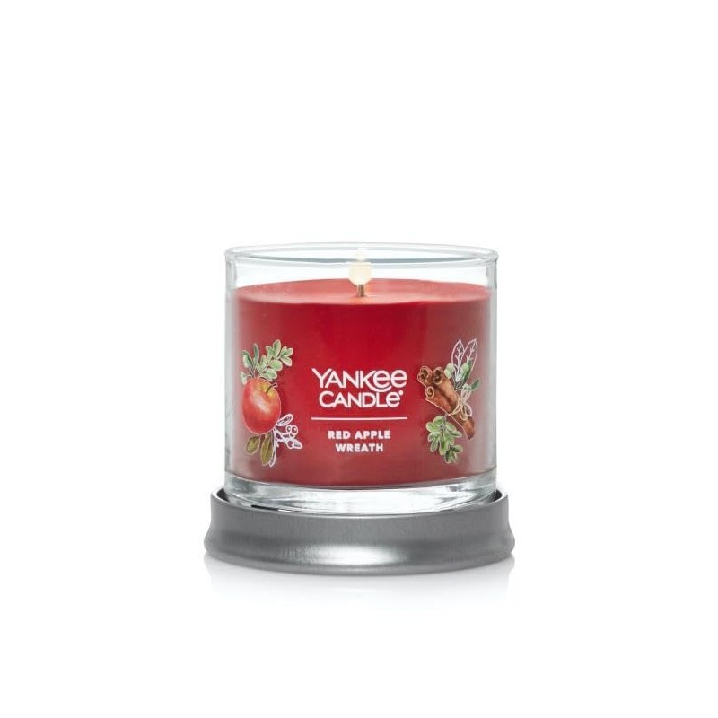 Yankee Candle Small Tumbler Scented Single Wick Jar Candle, Red