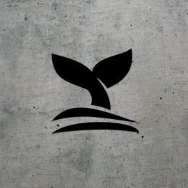 ANGDEST CLUB Decal Stickers of Whale Tail (Black) Premium Waterproof Vinyl Decal Stickers for Laptop Phone Accessory Helmet Car Window Mug Tuber Cup Door Wall Decoration ANDSKUSe4985aBL070722