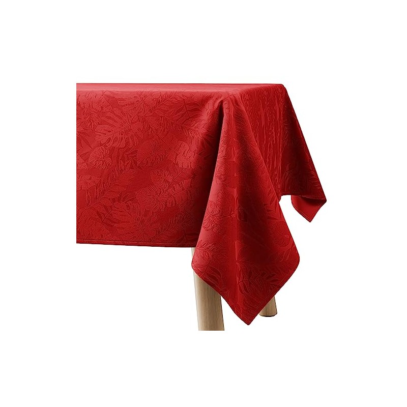 Filumi Eris Tablecloth 130 x 180 cm Red Washable for
