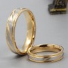 rockyu Brand Pair Titanium tungsten ring gold ring gold ring