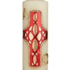 Needzo Religious Candle Mosaic Inspired Unscented Pillar Candles for Mass