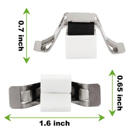 2 Pack W10610880 Dryer Door Catch Replacement for Whirlpool Maytag Amana Kenmore dryer door latch kit Replaces WPW10610880 W10529190 W10696503 AP6023380 PS11756723 3023293
