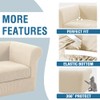 H.VERSAILTEX 2 Pieces Chesterfield Chair Covers Stretch Chair Slip Covers
