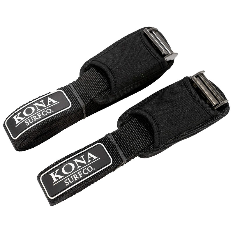KONA SURF CO. Tie Down Surf Rack Straps in Black
