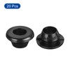 sourcing map 20Pcs Rubber Grommets 10mm Mount Dia, for 8mm