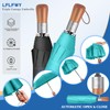 LFLFWY Compact Windproof Travel Umbrella- Large Light Automatic Open&Close Umbrellas
