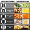 SUSTEAS Rotary Cheese Grater with Handle,Vegetable Slicer with 6 Interchangeable