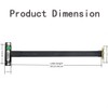 10Gtek PCIe 3.0 Riser Cable, X1 to X1, M to