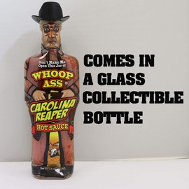 WHOOP ASS Premium Carolina Reaper Hot Sauce – Try if you dare! – Perfect Gourmet Gift for the Hot Sauce Fan