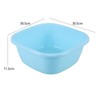 Ponpong 30.5cm Square Plastic Washing Up Bowls, Coloured Small Square