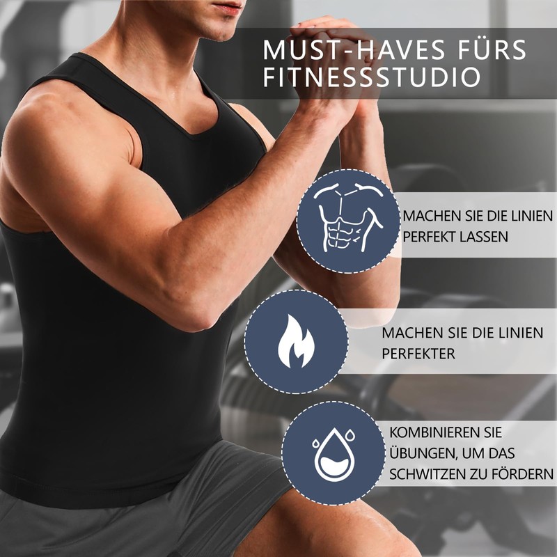 Vigorix Sauna Sweat Vest Workout Tank - Sauna Vest for