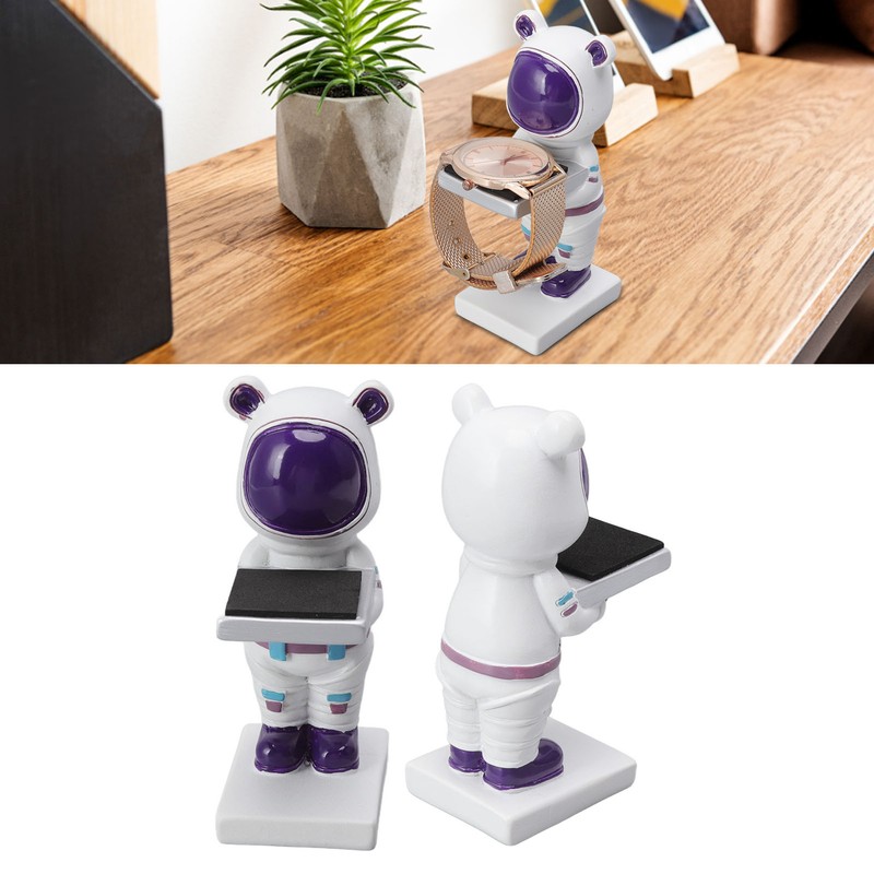 Resin Watch Stand Handmade Figurine Model Decorative Watch Display Stand