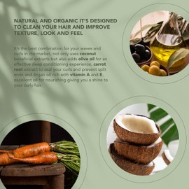 NellyB Organic Waves & Curls Hair Shampoo - All Natural