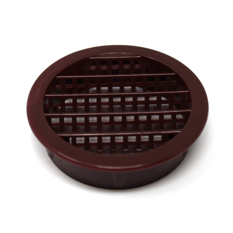 2" Round Plastic Louver Soffit Air Vent Reptile Screen Grille