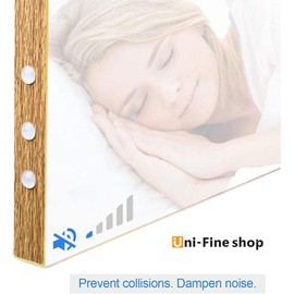 Uni-Fine Shop Uni-Fine Elastikpuffer Transparent 4 Gr??en Schutzpuffer M?belpuffer Gummipuffer Selbstklebend Anschlagd?mpfer Trpuffer fr Tr Schranktr M?bel