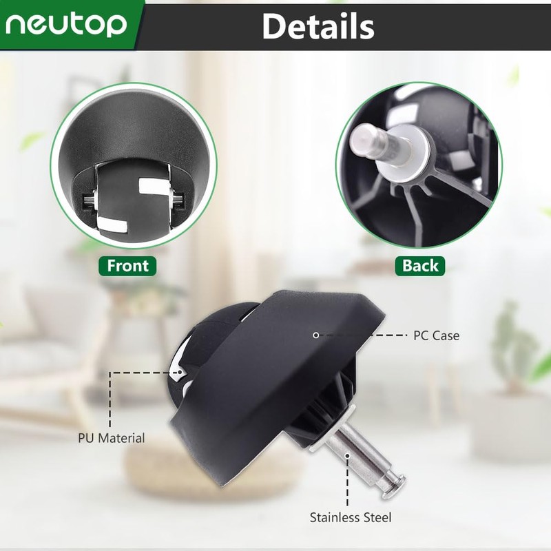 Neutop Replacement Caster Front Wheel Compatible with eufy RoboVac 11S,