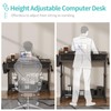 Rolling Standing Desk Adjustable Height with Drawers, 40 Inch Mobile